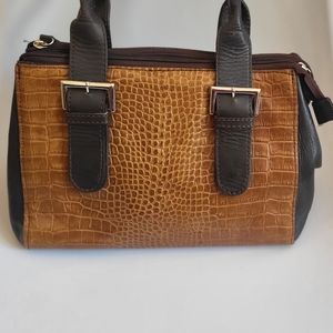 Alexandro Yeo Brown Handbag